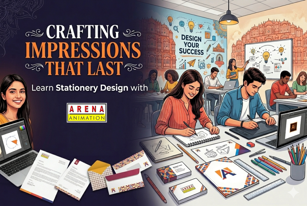 Crafting Impressions That Last – Learn Stationery Design with Arena Animation Jaipur